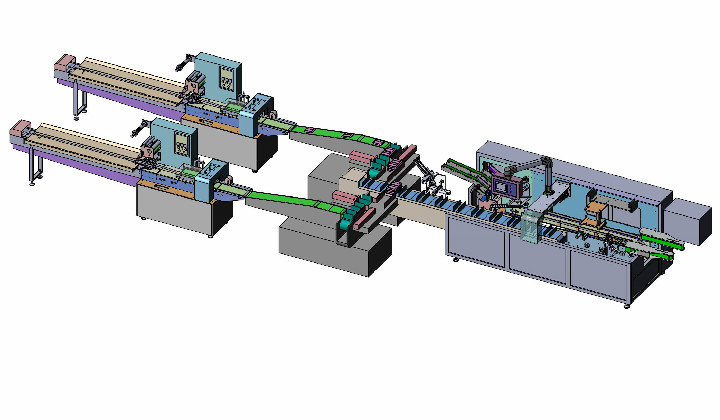 Automatic bagging machine for medicine